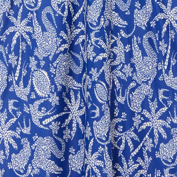 NWT ATHLETA Never Fully Dressed Blue Mosaic Elodie Dress Size 8 - Picture 2 of 9